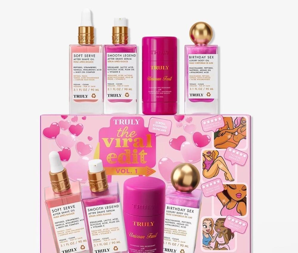 Truly Beauty The Viral Edit Kit Skincare Routine